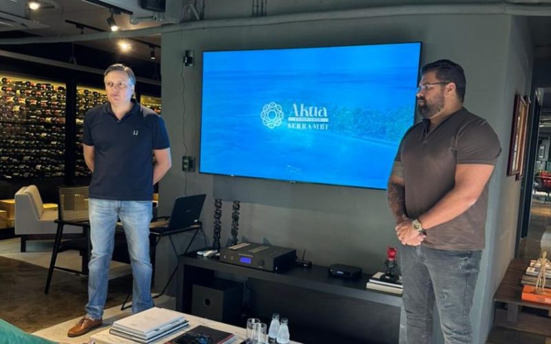GRS apresenta empreendimento Akua Experience Serrambi em encontro promovido pela Haut Imóveis, em Goiânia