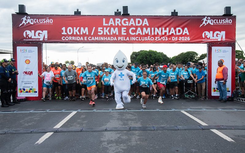 Evento de corrida inclusiva em Brasília atraiu 11 mil participantes e já está com inscrições abertas para nova edição